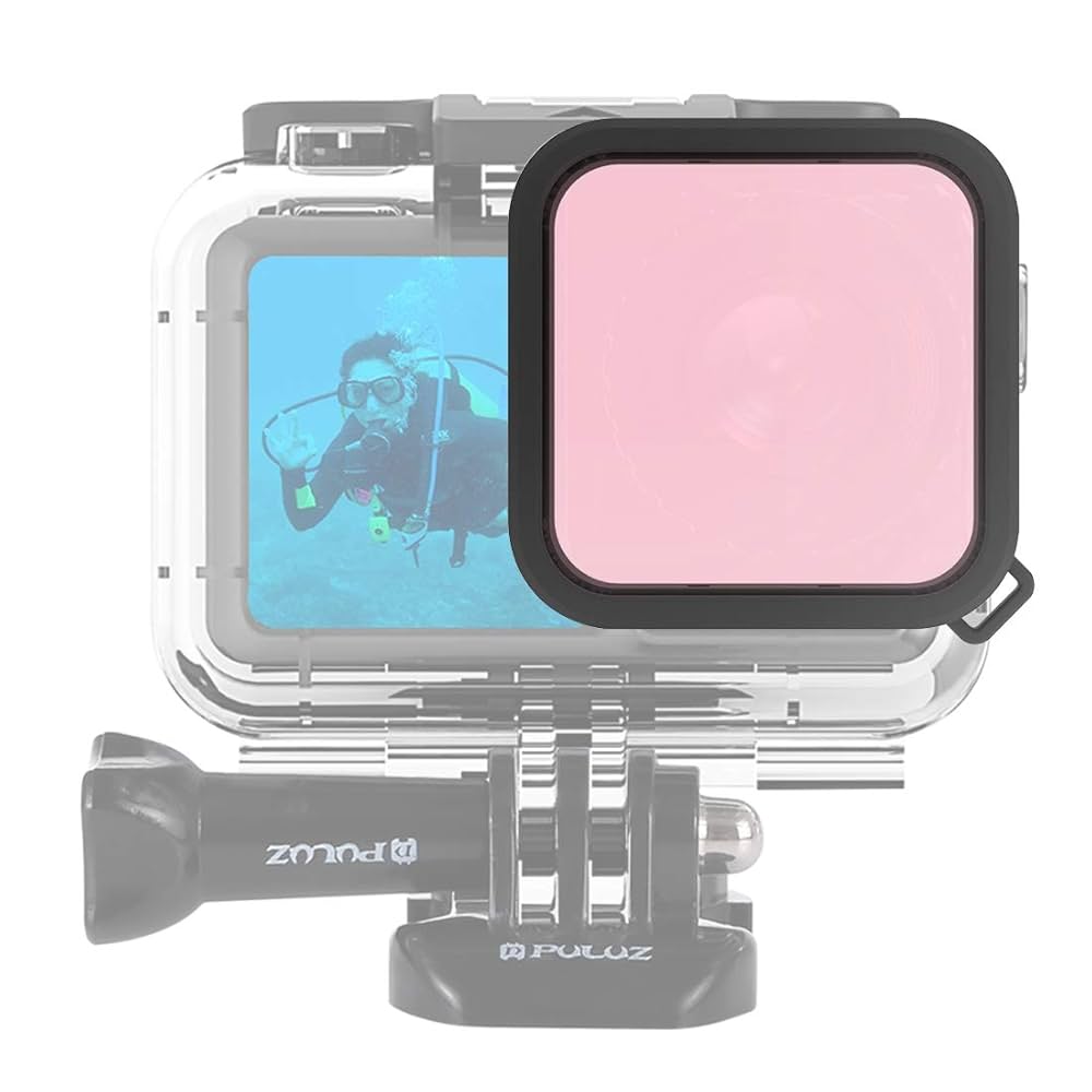 Amazon | PULUZ レンズフィルターDJI Osmo Action用ハウジング